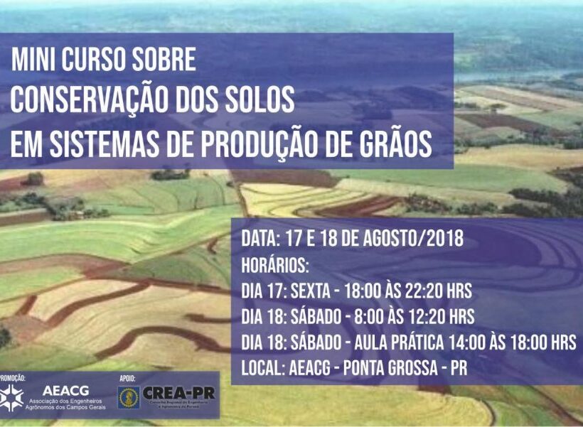 Mini Curso Sobre Conservação dos Solos em Sistema de Produção de Grãos