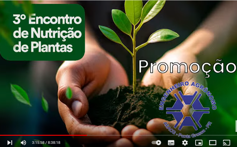 Coordenador do Laboratório de Nutrição de Plantas atua como Moderador do 3º Encontro de Nutrição de Plantas